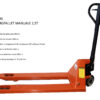 Transpallet manuale SS706 fino a 2500 kg - immagine 2